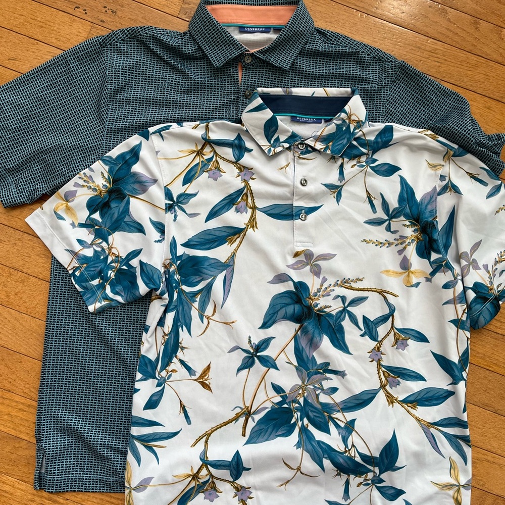 Devereux Golf Polos x2